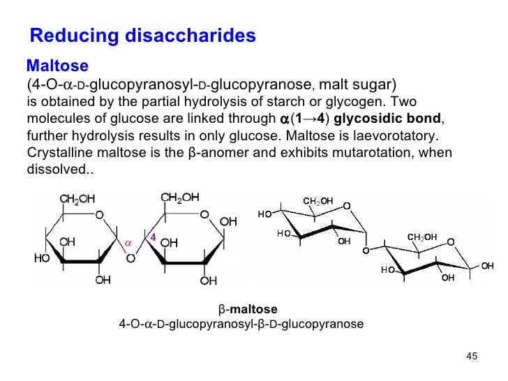 Isomaltose Reducing Sugar Chemistry of carbohydrates disaccharides ...