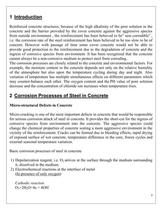 Corrosion of Steel in Concrete | PDF