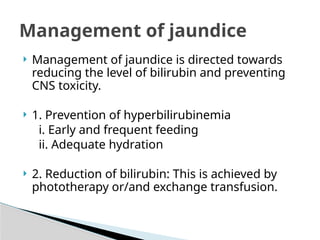 Jaundice Management Racgp Clinical Approach to Neonatal Jaundice and its management | PPTX