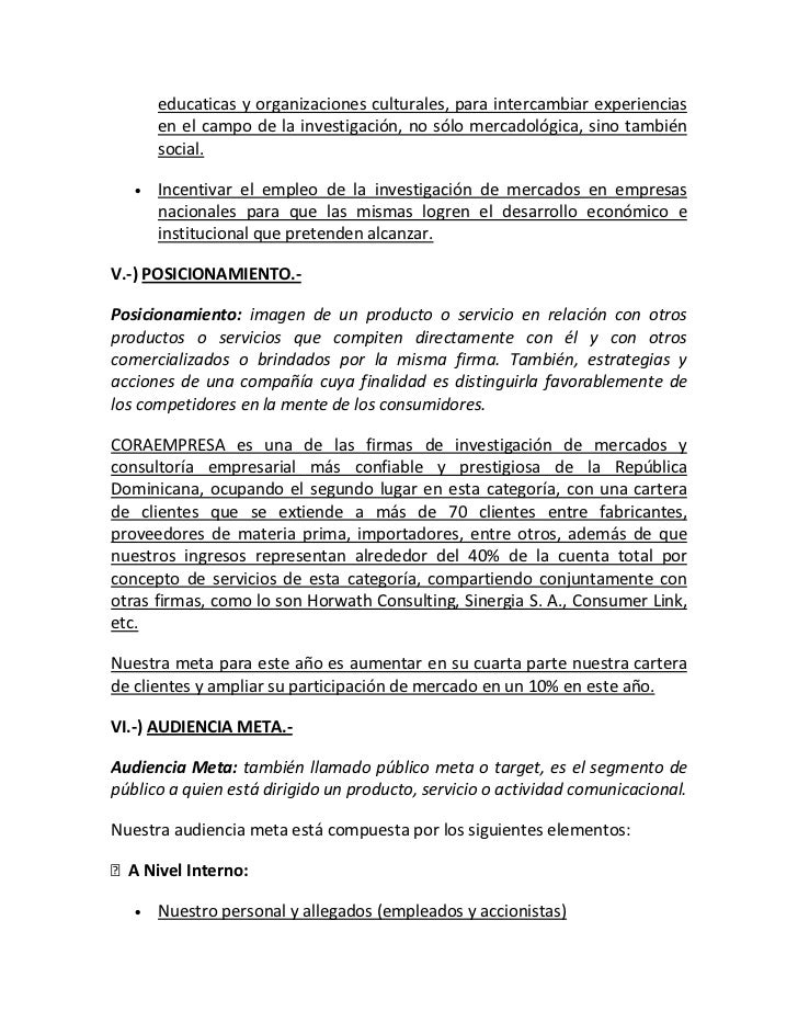 PLAN DE RELACIONES PUBLICAS PLAN DE RELACIONES PUBLICAS