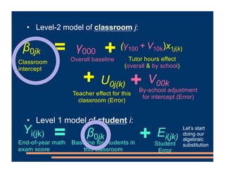 Mixed Effects Models - Random Slopes | PDF