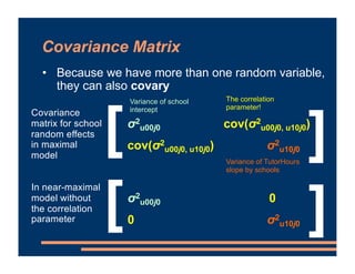 Mixed Effects Models - Random Slopes | PDF