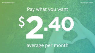 2.40
average per month
Pay what you want
founders@rizeup.io https://angel.co/rize
 