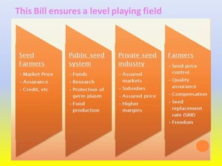 This Bill ensures a level playing field
 