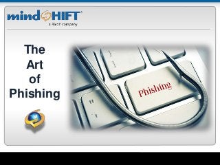 Delivering IT Peace of MindSM
The
Art
of
Phishing
 