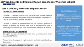 Implementación de la NOM-035-STPS-2018: Prevención y Atención de la ...