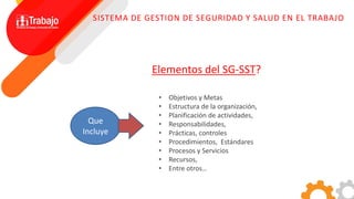 Sistema de gestión de seguridad y salud en el trabajo | PDF