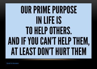 Quote for discussion
 