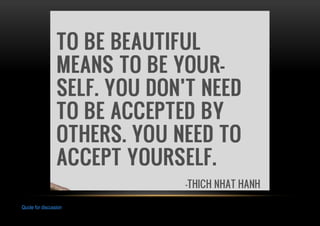 Quote for discussion
 