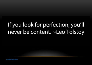 Quote for discussion
 