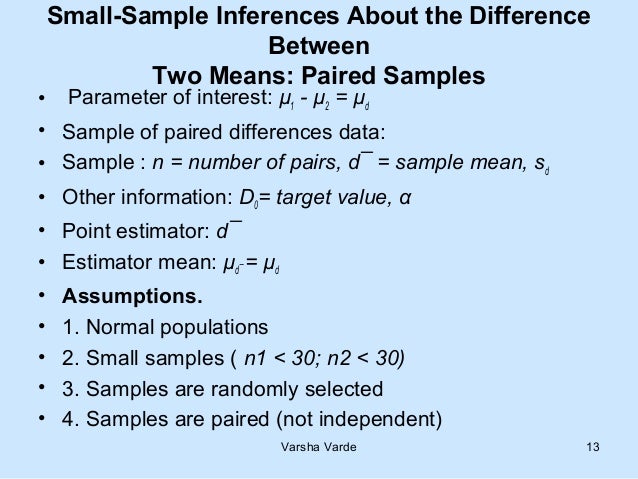09 test of hypothesis small sample ppt