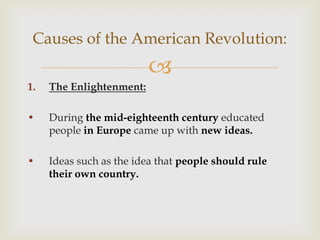 the american revolution 1775 1781 powerpoint for all lessons!