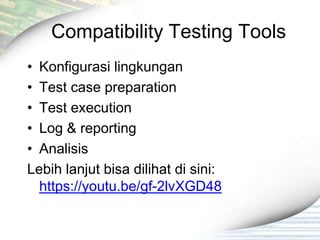 09 Tools Automated Testing | PPTX