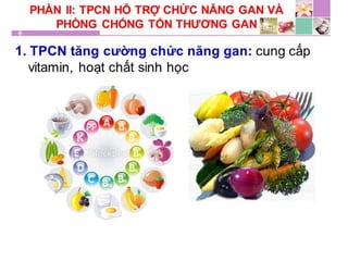 TPCN và chức năng gan