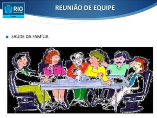 REUNIÃO DE EQUIPE
∎ SAÚDE DA FAMÍLIA
 