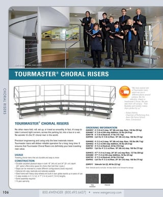 Education Catalog Music Risers | PDF