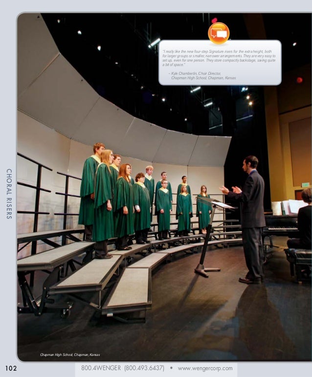 Education Catalog Music Risers