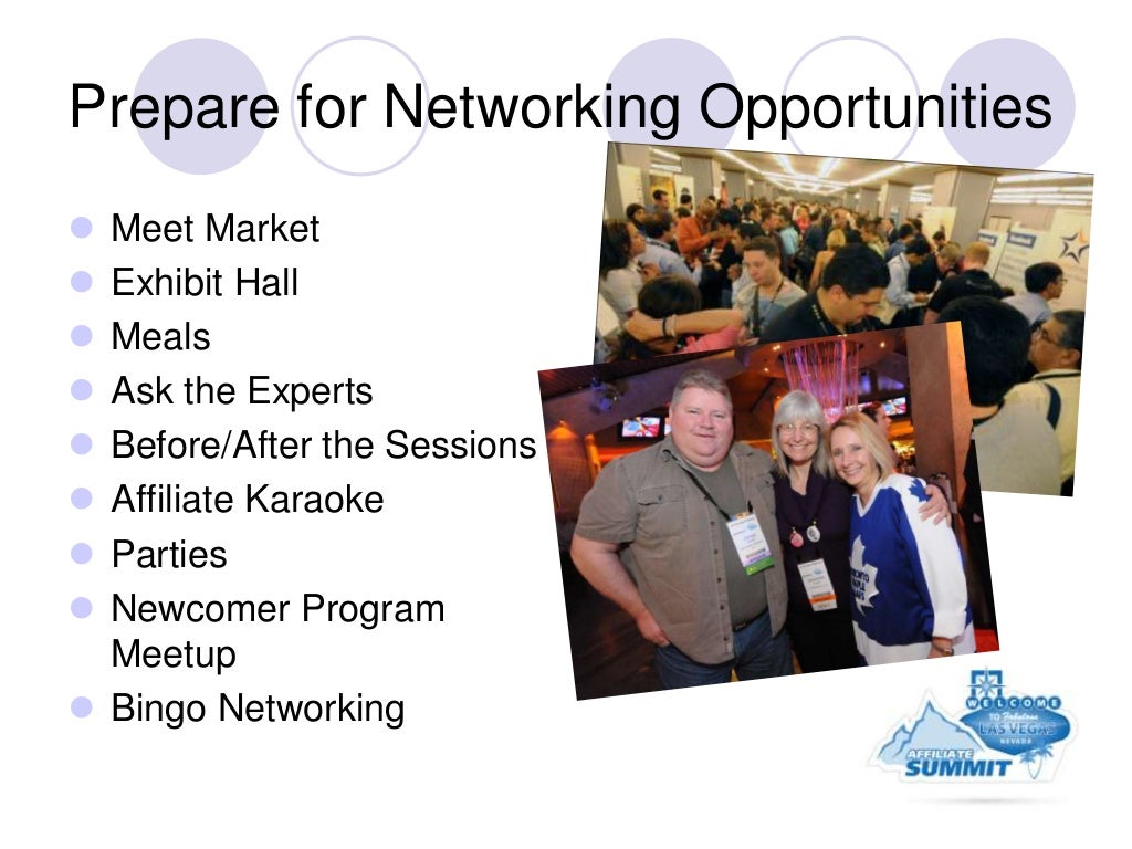Prepare for Networking Opportunities