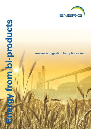 Anaerobic digestion for optimisation
Energyfrombi-products
 