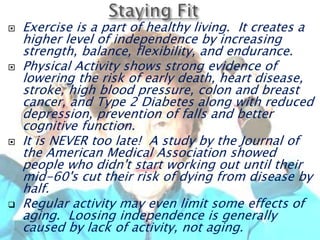 Tips for Healthy Aging | PPTX