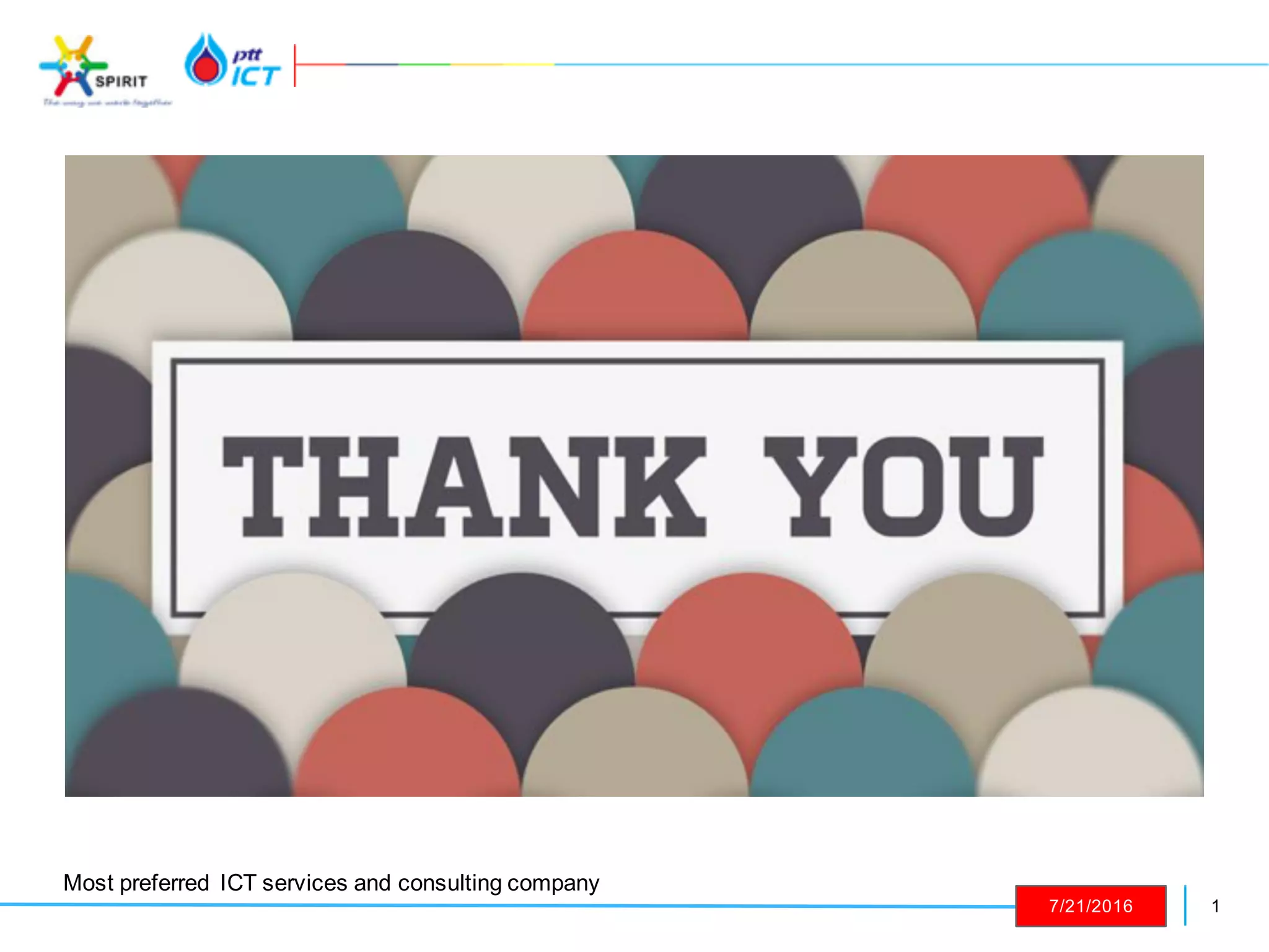 1
Most preferred ICT services and consulting company
7/21/2016
 