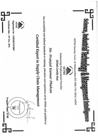 CESCM certificate