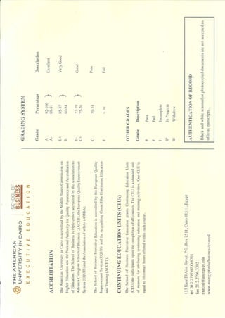 AUC Diploma | PDF