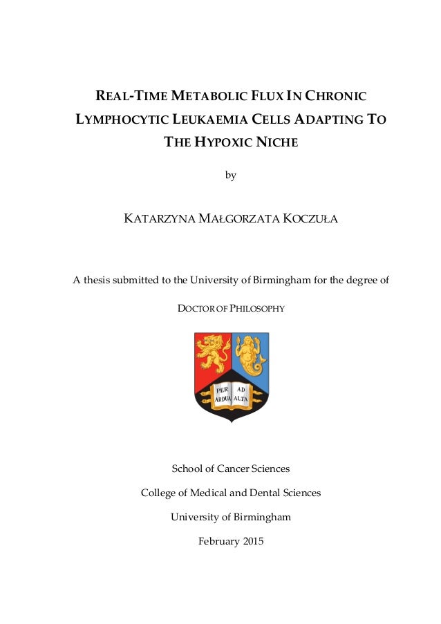 Oxidative stress phd thesis