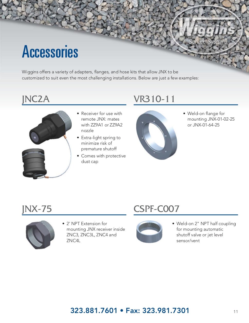 Wiggins Service Systems Catalog