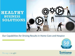 Our Capabilities for Driving Results in Home Care and Hospice
 
