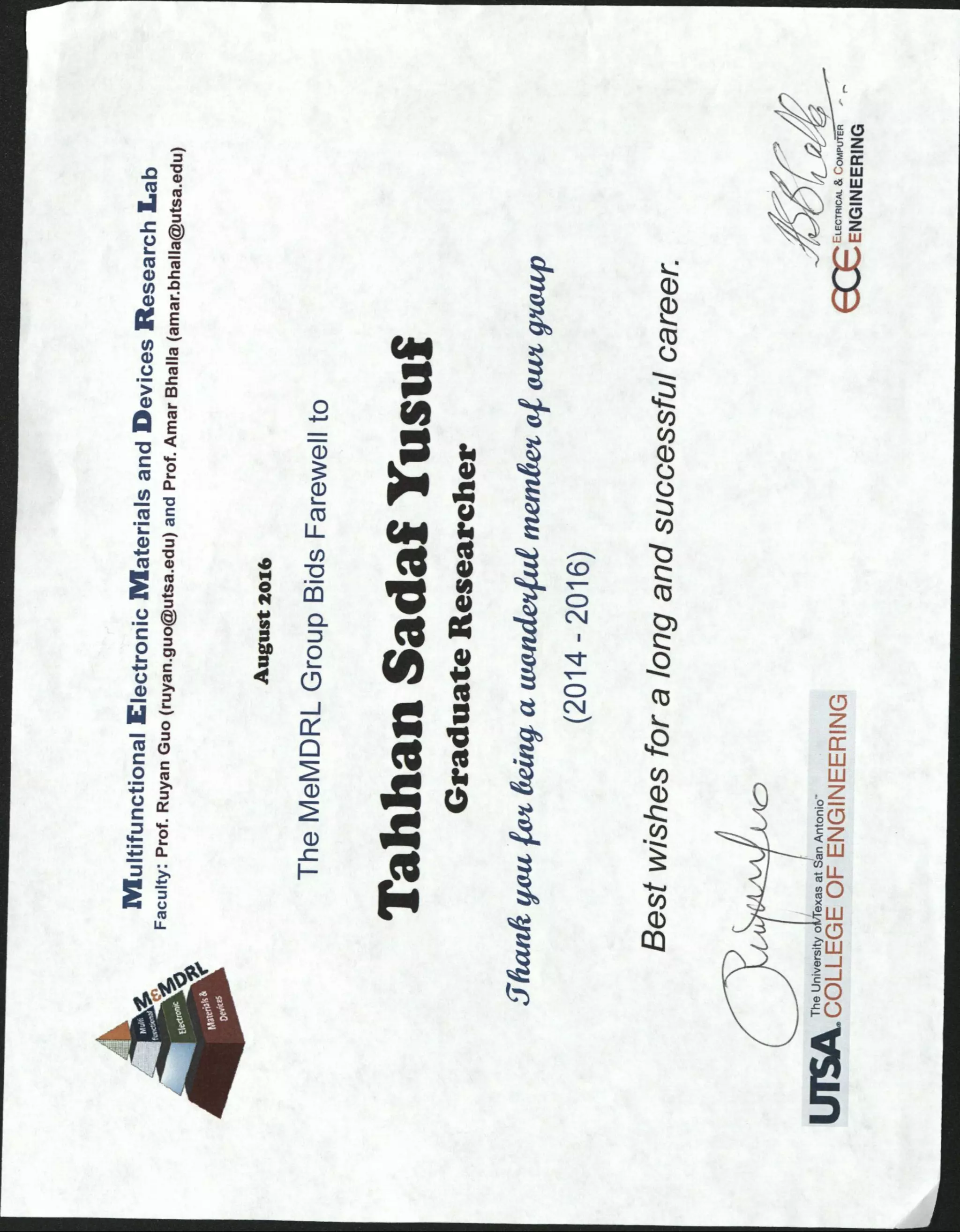 Lab Experience Certificate | PDF