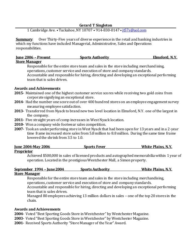 merchandising operation manager resume
