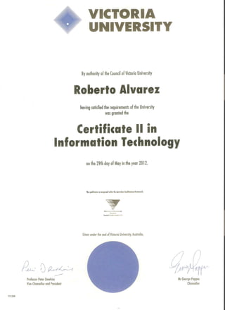 Certificate II in IT