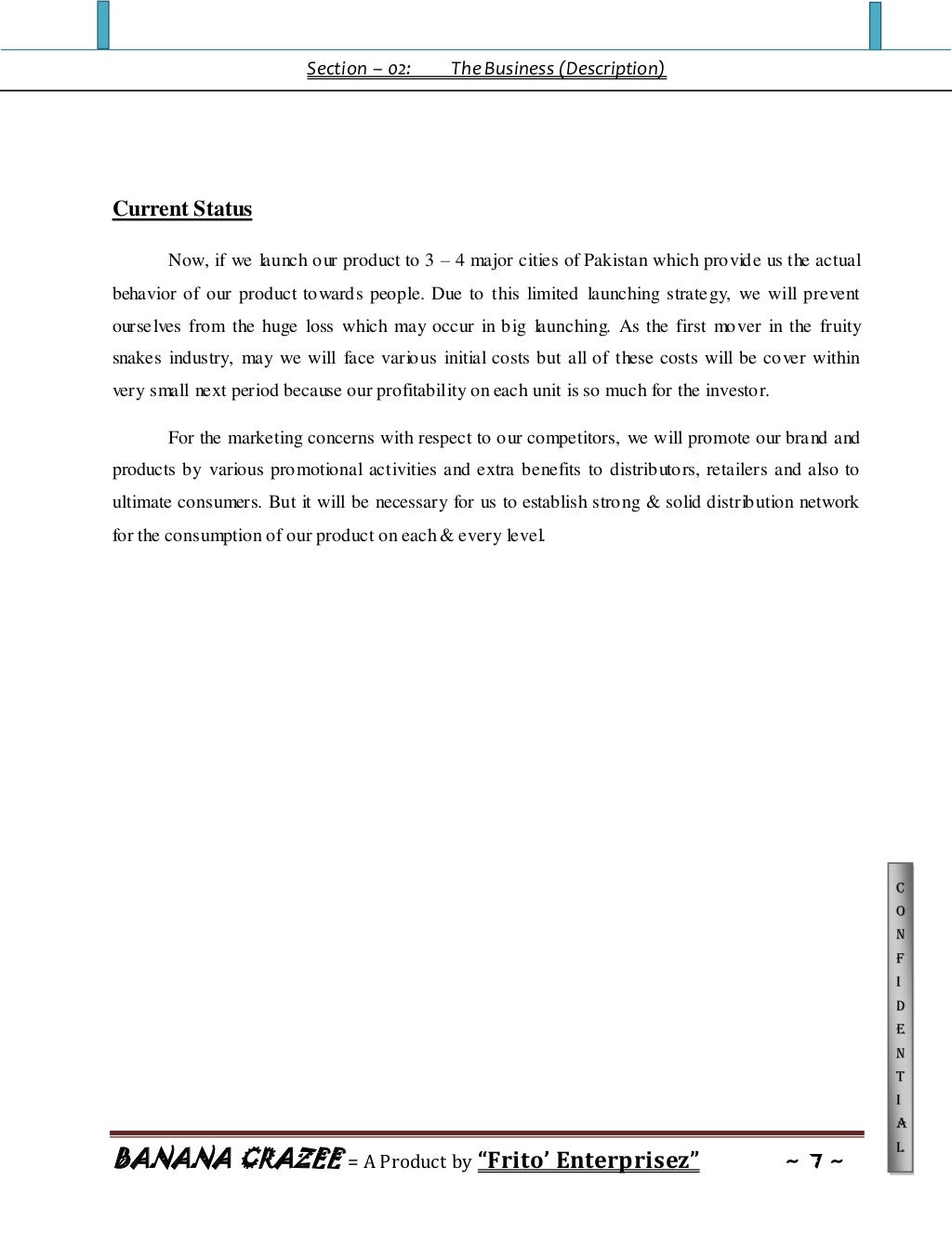 BusinessProposalBananaChips