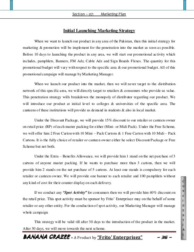 Potato chips business plan pdf image