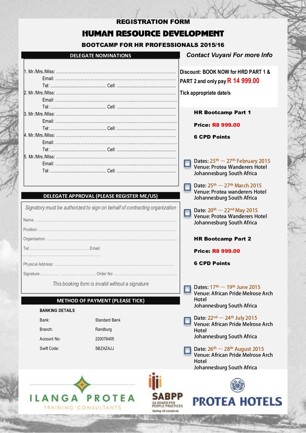 Human Resources Development Training Plan – OMUKOO