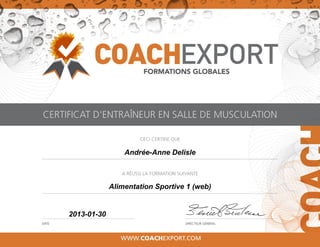 Andrée-Anne Delisle
Alimentation Sportive 1 (web)
2013-01-30
 