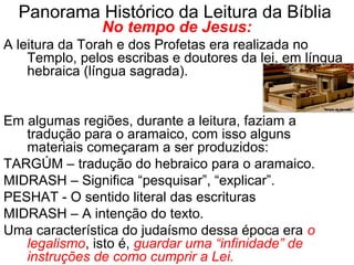 1947 - Os Manuscritos do Mar Morto (930 documentos)
contêm os textos mais antigos do Velho Testamento.
Resistiram por 2000 anos em jarros de barro, graças ao clima
seco da região de QUMRAN.
“Assim diz o Senhor dos exércitos, o Deus de
Israel: Toma estas escrituras de compra,
tanto a selada, como a aberta, e mete-as
num vaso de barro, para que se possam
conservar muitos dias”. (Jr 32.14)
LIVRO DE ISAÍAS
 