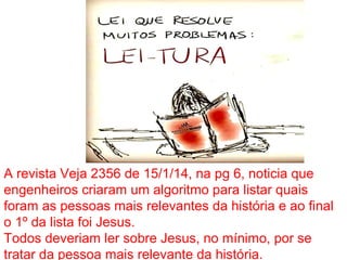 A regra prática na interpretação bíblica é:
“As coisas principais são as coisas claras, e as
coisas claras são as coisas principais".
Se algo for importante, será ensinado de forma clara e
provavelmente em mais de um lugar.
Se uma passagem não está clara, não concluir que está
ensinando o contrário de outra que ensina com clareza.
Deus não comete erros na sua Palavra; mas nósDeus não comete erros na sua Palavra; mas nós
podemos cometer erros ao interpretá-la.podemos cometer erros ao interpretá-la.
Não se estabelece uma doutrina em um único
versículo, nem numa seleção de versículos.
 