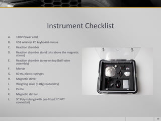 Training Outline HMLS Auto Calcimeter | PDF
