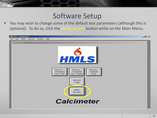 Training Outline HMLS Auto Calcimeter | PDF