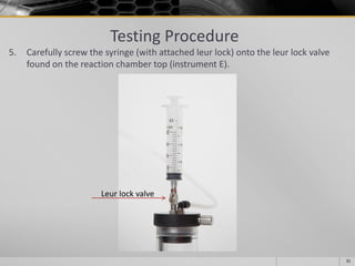 Training Outline HMLS Auto Calcimeter | PDF