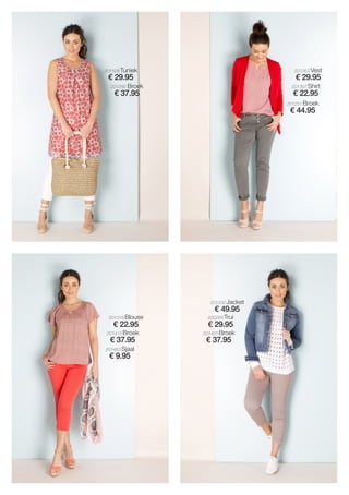 201528 Tuniek
€ 29.95
201256 Broek
€ 37.95
201357 Vest
€ 29.95
201307 Shirt
€ 22.95
201251 Broek
€ 44.95
201318 Blouse
€ 22.95
201415 Broek
€ 37.95
201463 Sjaal
€ 9.95
201332 Jacket
€ 49.95
200285 Trui
€ 29.95
201420 Broek
€ 37.95
 