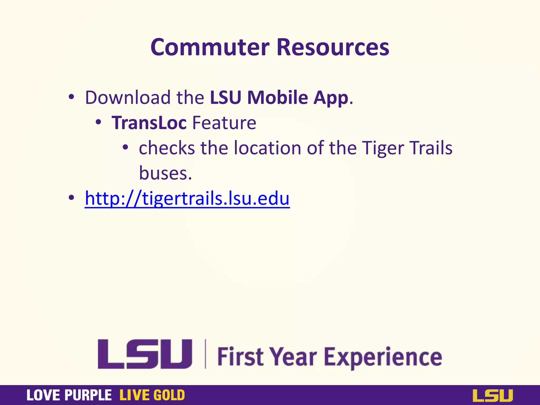 Commuter Presentation Summer 2015 | PPTX