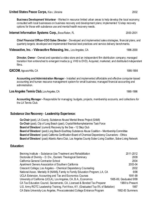 returned peace corps volunteer sle resume sz social service business resume recogs amer returned peace corps volunteer sle resume sz social service business resume recogs amer