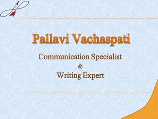 Communication Specialist
&
Writing Expert
 