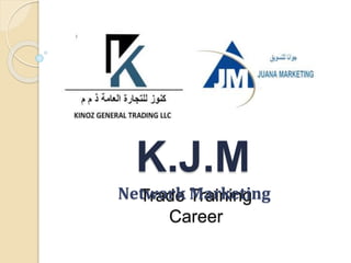 K.J.M
Trade Training
Career
Network Marketing
 