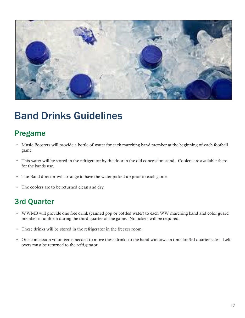 Concession Stand Manual (Revision)