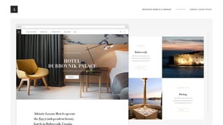 RESPONSIVE WEBSITE & CAMPAIGN ADRIATIC LUXURY HOTELS
 