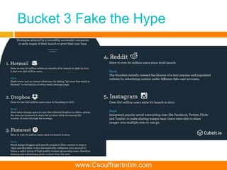 Bucket 3 Fake the Hype
www.Csouffrantntim.com
 